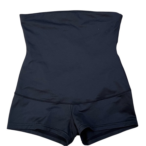 Maidenform Hi-Waist Boyshort Shapewear Women’s M Black Firm Control - Picture 2 of 7